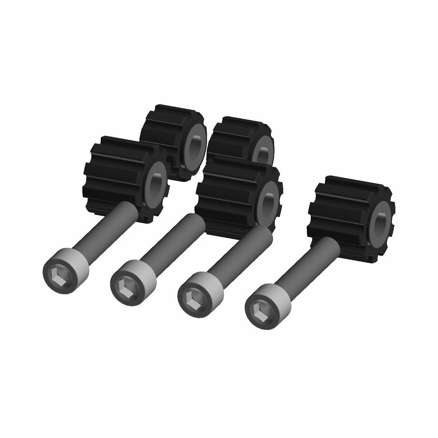 MY12 Engine Mount Bolt Isolator Kit, Part 2204633 | Polaris