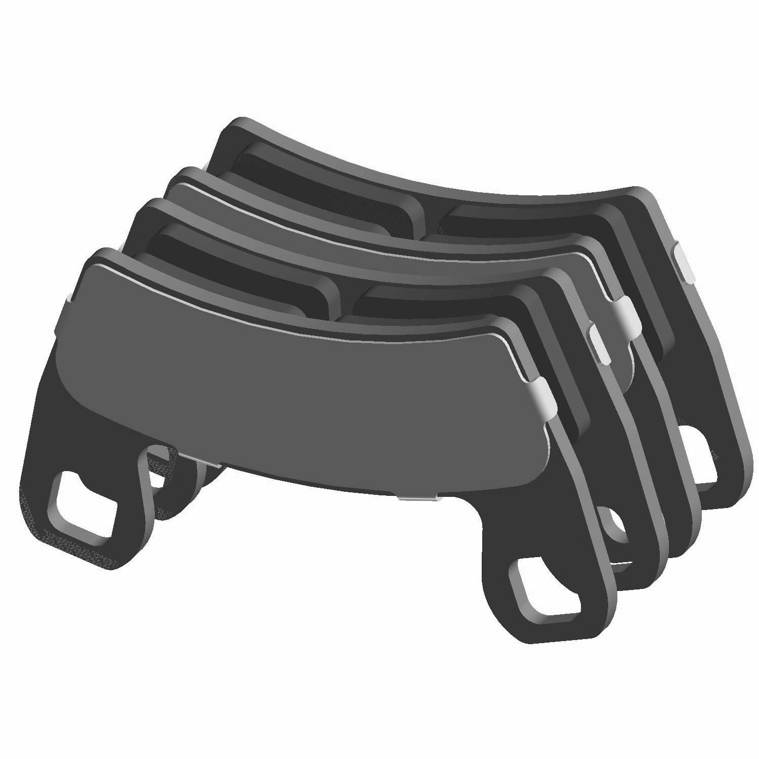 はる Dual Bore Compact, 1.188 in Brake Pads (4 Qty) - Two Wheel Service
