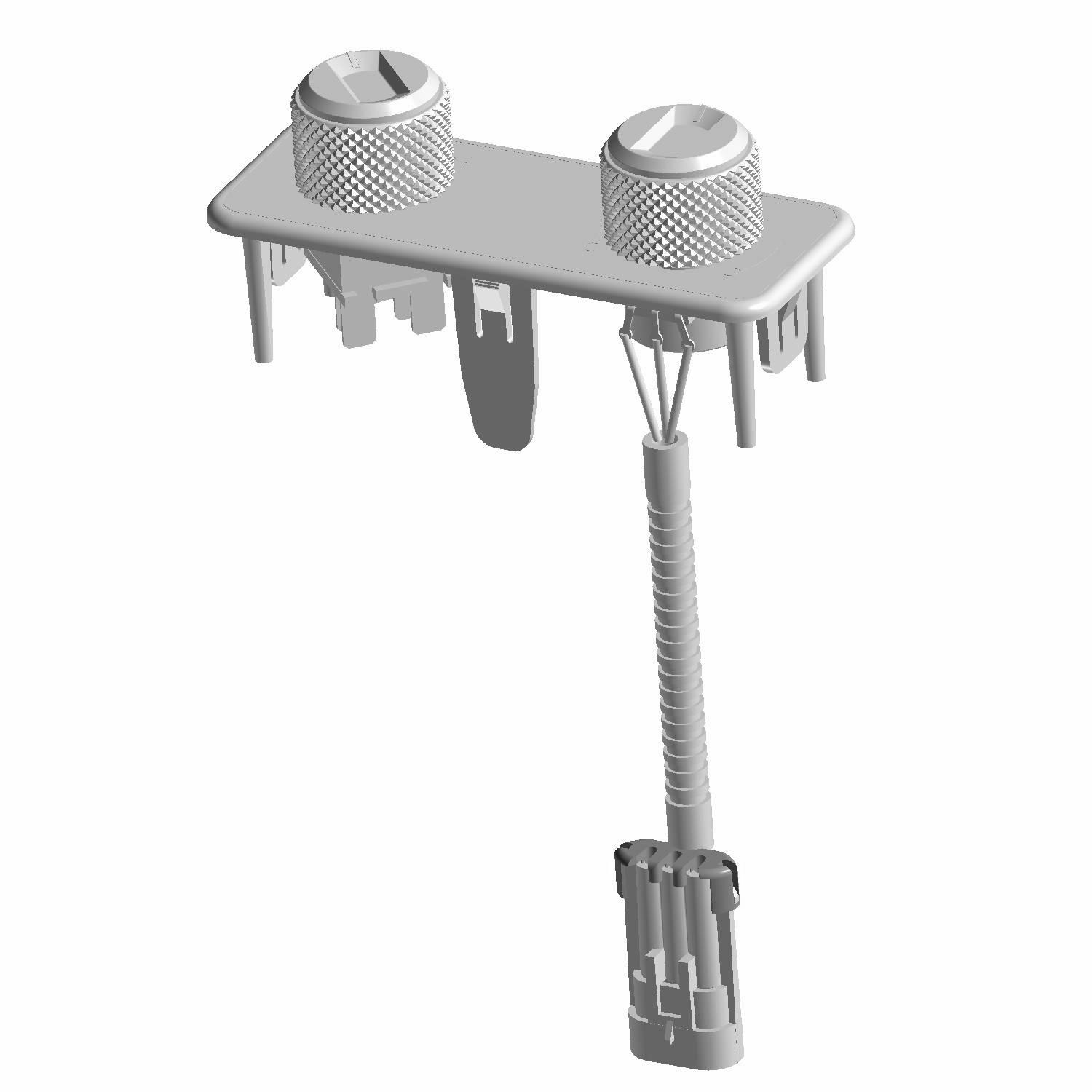 Heater Switch Panel, Zeus [SD4CM][From 10/1/2021], Part 2416455