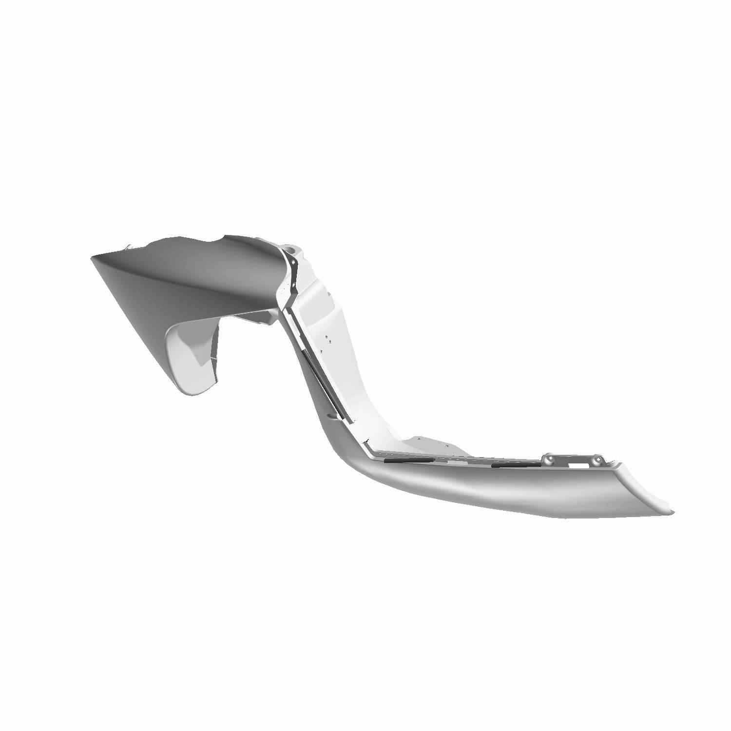 Fender Assembly, Left, Gloss Black, 700, Part 2633467-070