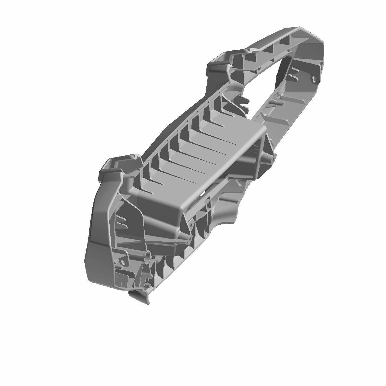 Front Bumper Assembly, Gloss Black, Part 2633527-070 | Polaris