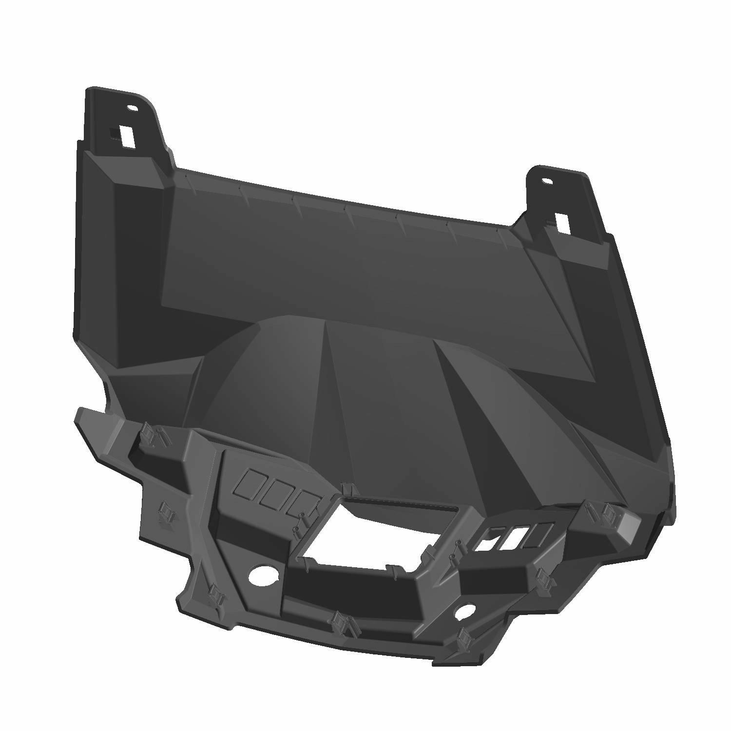 Upper IP Assembly, Gloss Black, Part 2635333-070 | Polaris RZR