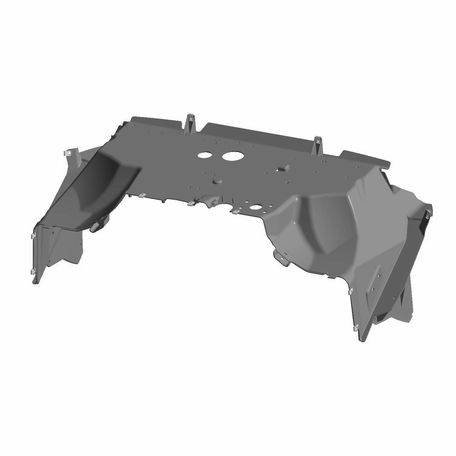 Main Firewall Assembly, Gloss Black, Part 2635960-070 | Polaris RZR