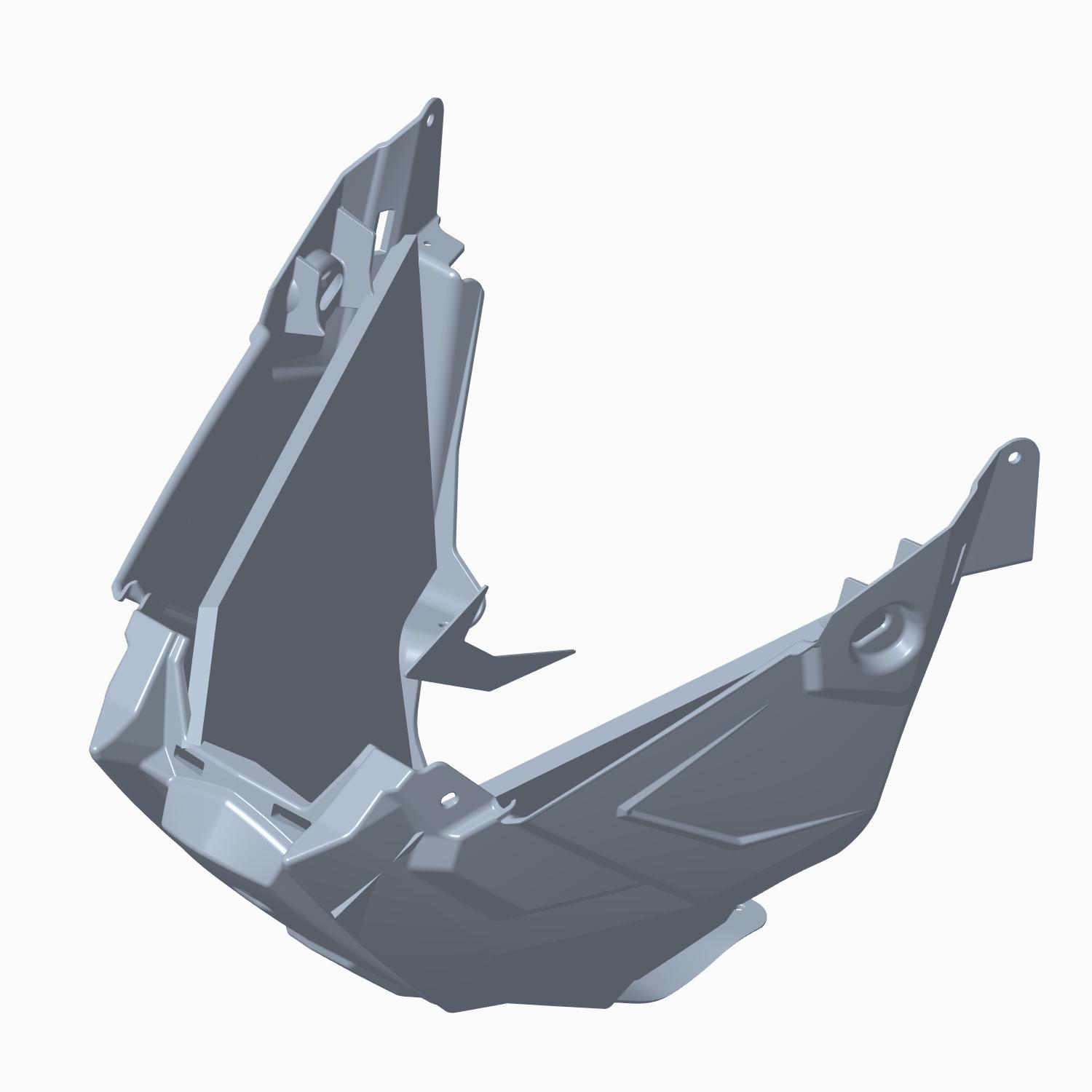 ASM-NOSEPAN BLK [INCL.4,5,REFLECTORS], Part 2640173-070 | Polaris