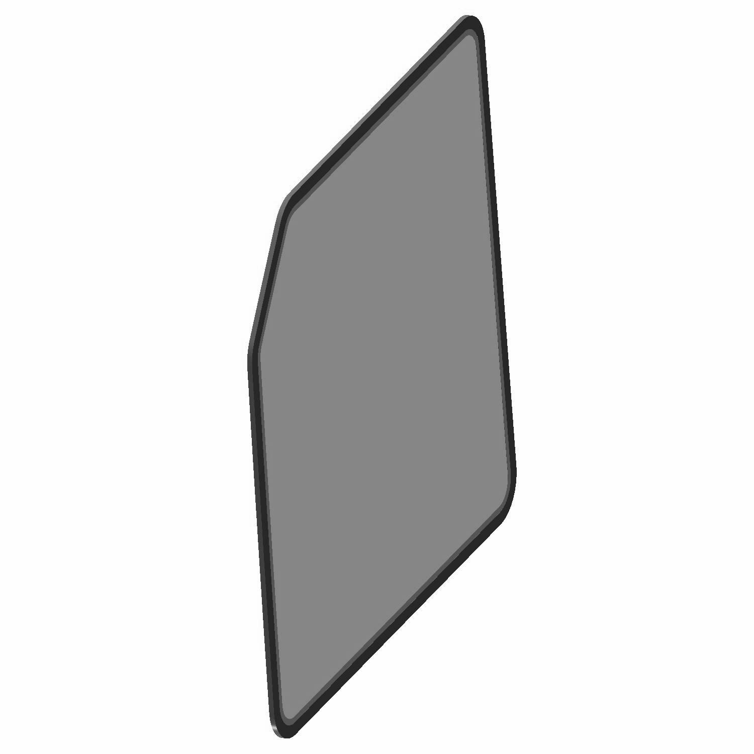 Door Window Assembly, Rear, Right, Part 2636484-S | Polaris RANGER