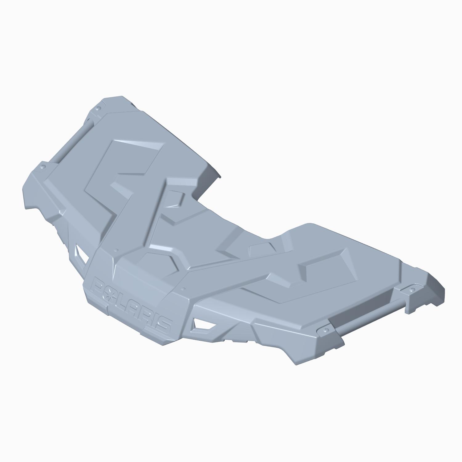 ほし Front Rack with Plugs Assembly, Gloss Black, Part 2636574-070