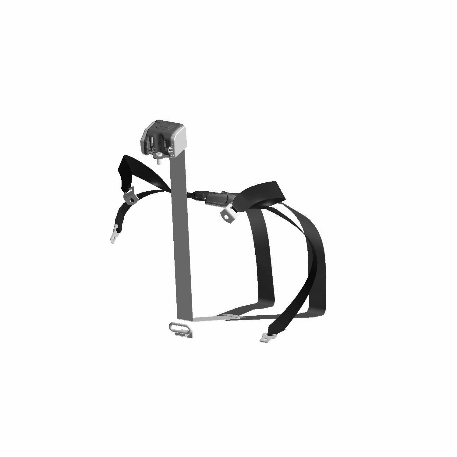 6-Point Front Passenger Seatbelt Assembly, Part 2639116