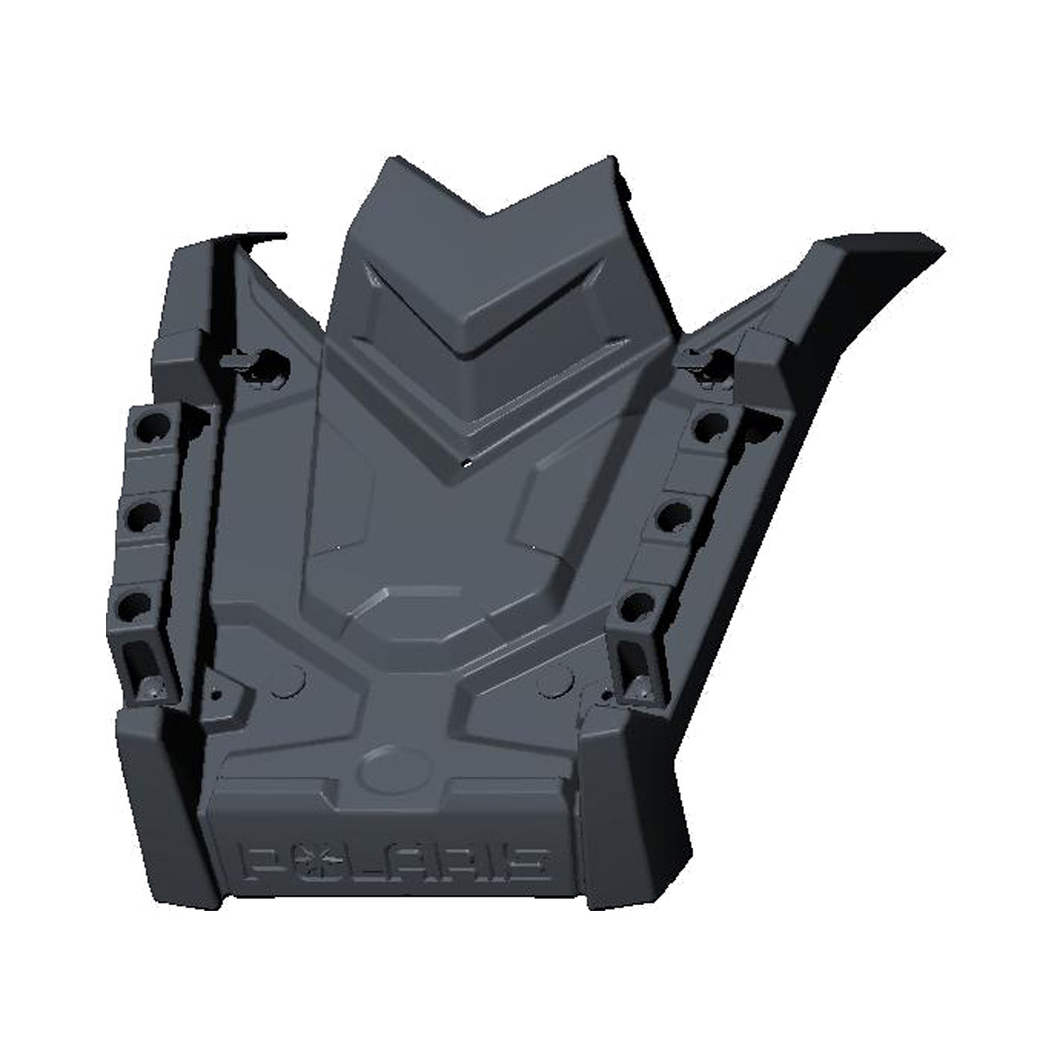 Rack Assembly, Front, Gloss Black, Part 2637248-070 | Indian