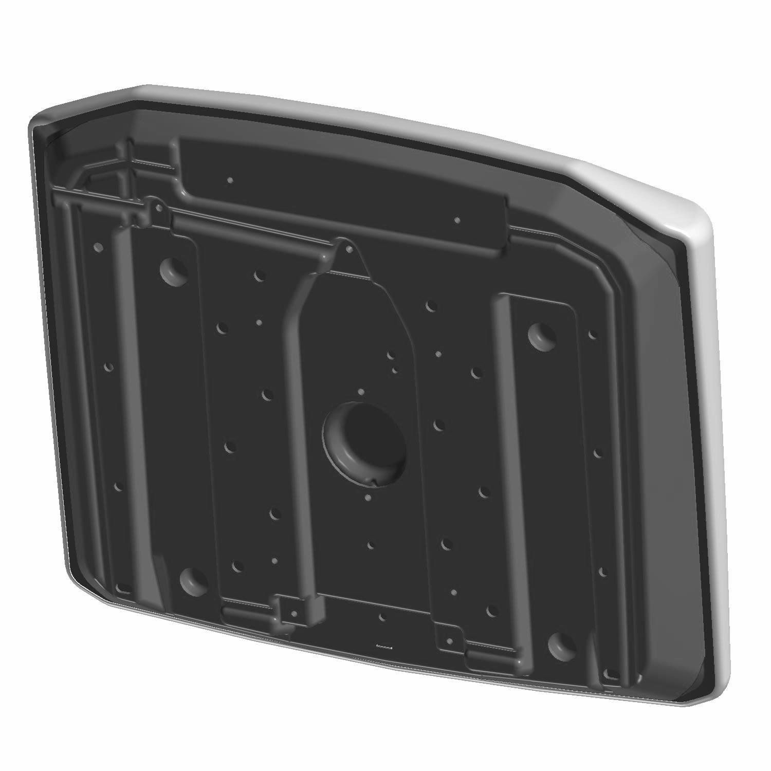 Seat Bottom Assembly, 40, Black/Dark Marc., Part 2687527