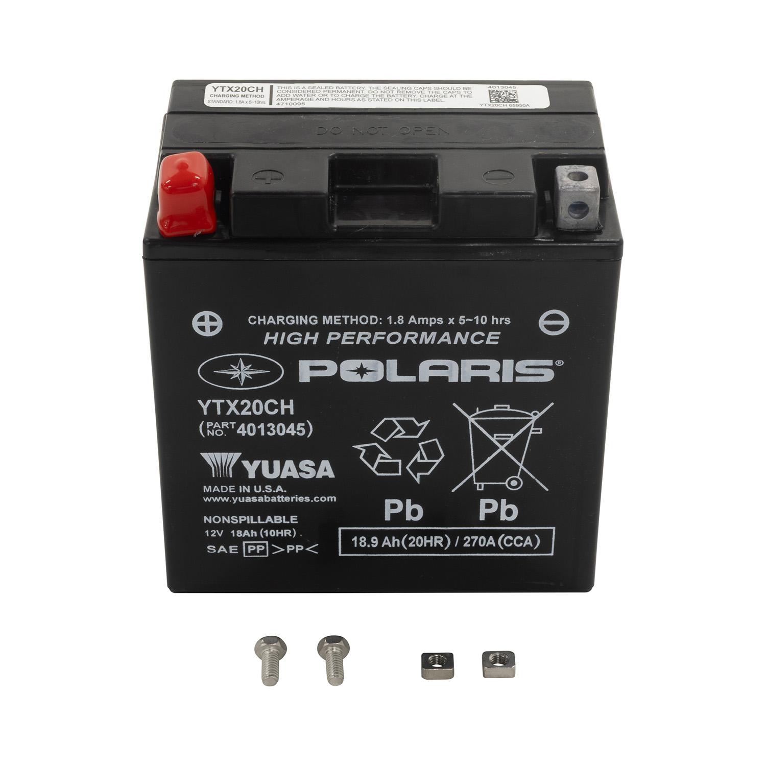 12V 18AH Sealed AGM Battery for Snowmobiles | Polaris Snowmobiles