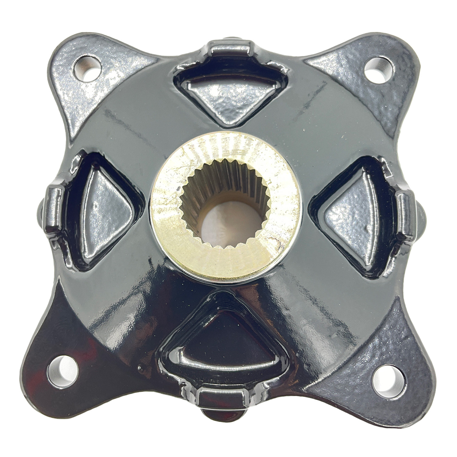 おもちU•ﻌ•U Rear Wheel Hub, Machined, Black [From 10/31/22], Part