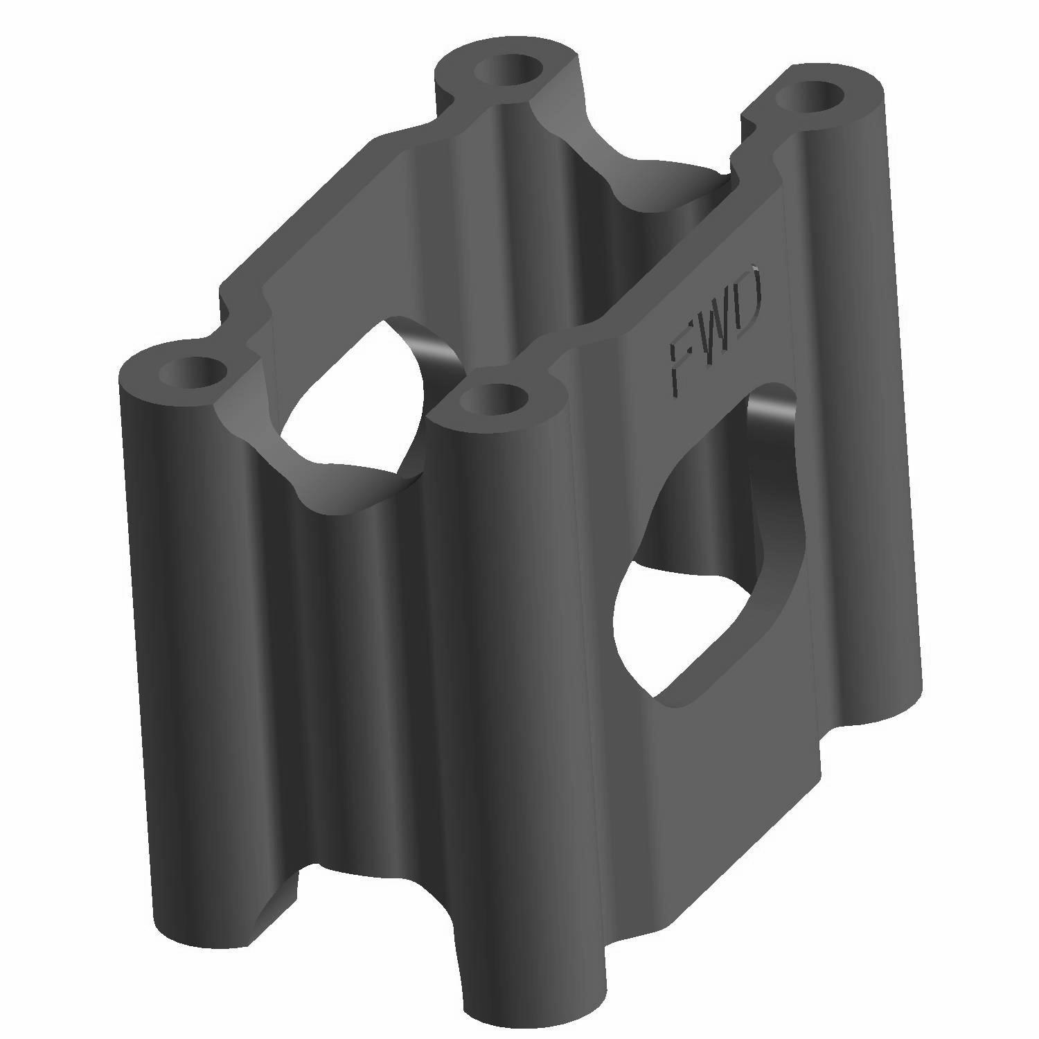 risere HB Riser Block, 2.38 in, Offset, Part 5137357 | Polaris Snowmobiles