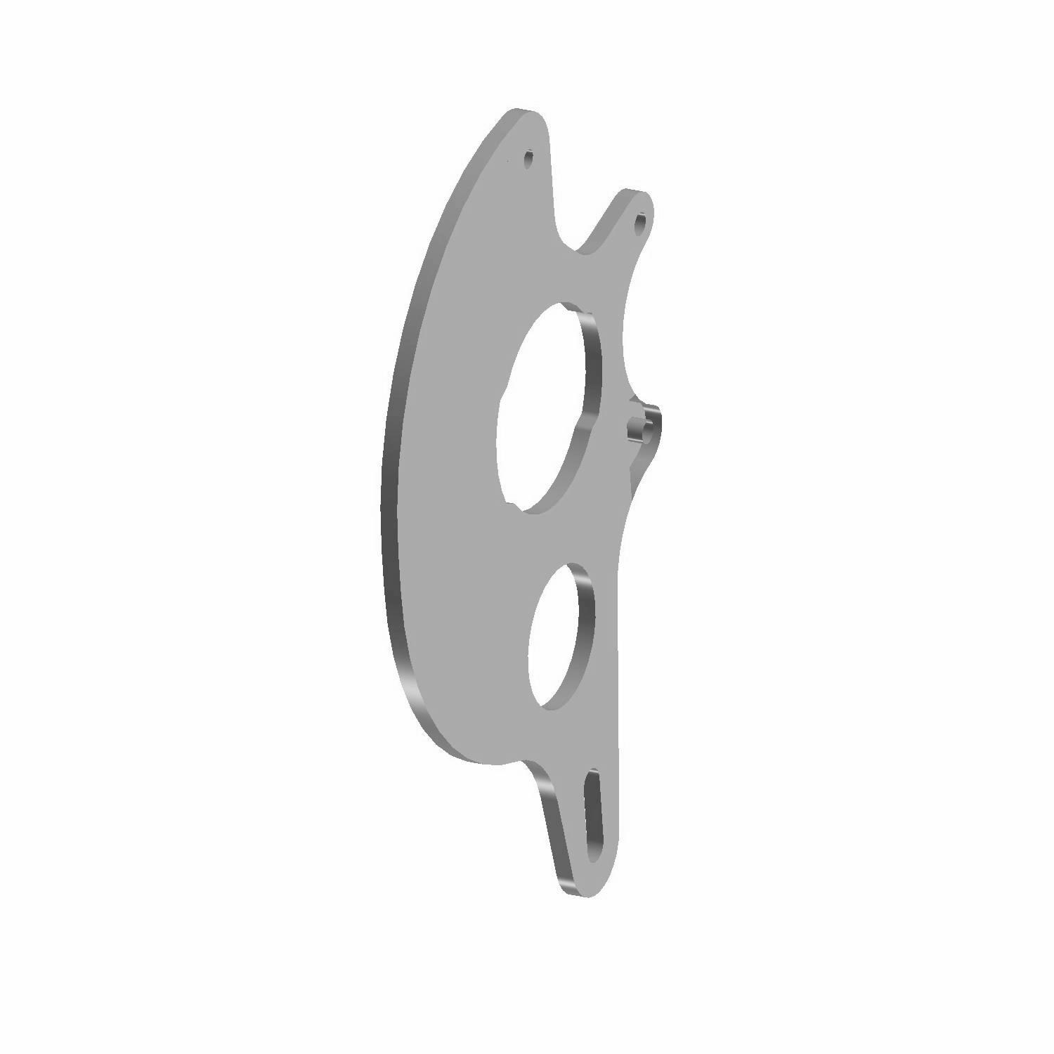 Caliper Mount, Medium Gloss Black, Part 5247210-067 | Polaris