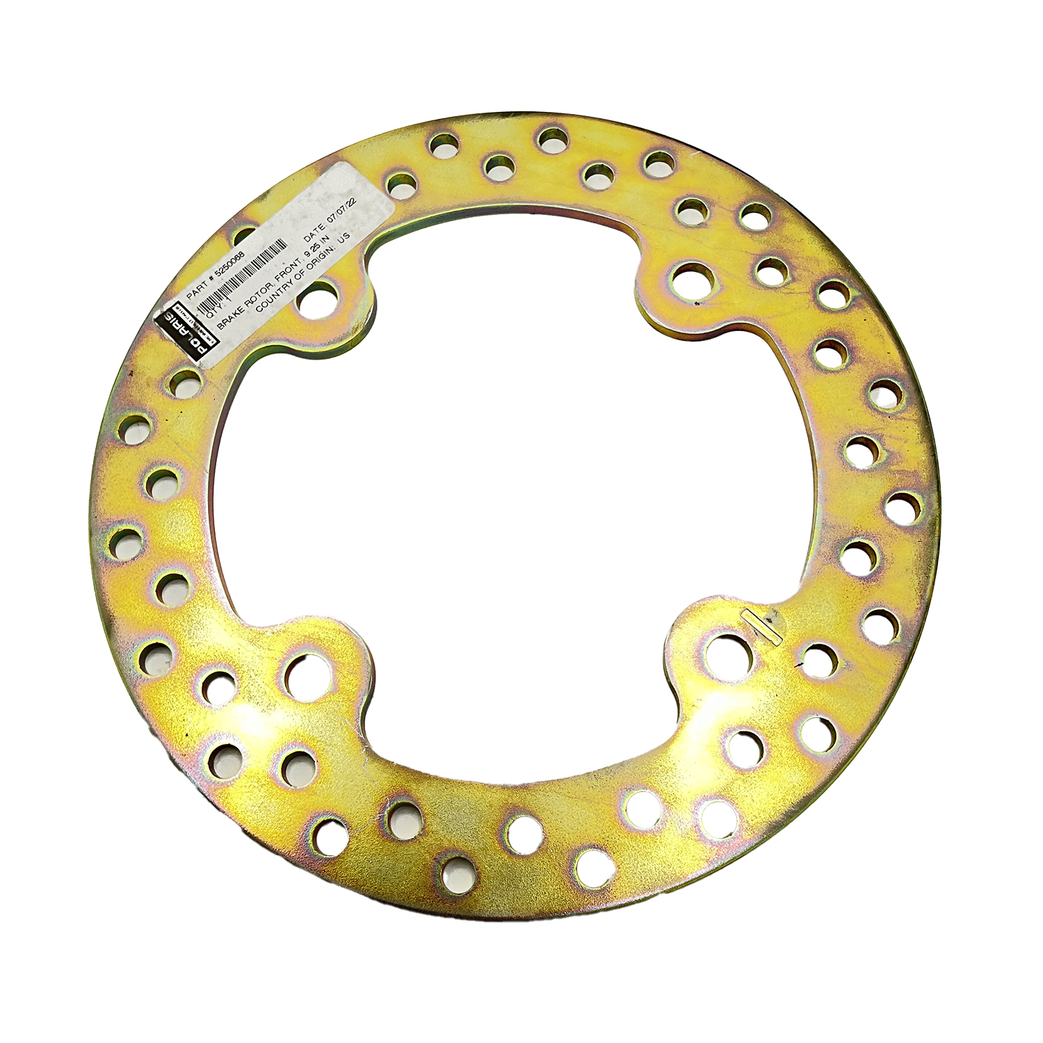 Brake Rotor, Front, 9.25 in, Part 5250068 | Polaris RZR