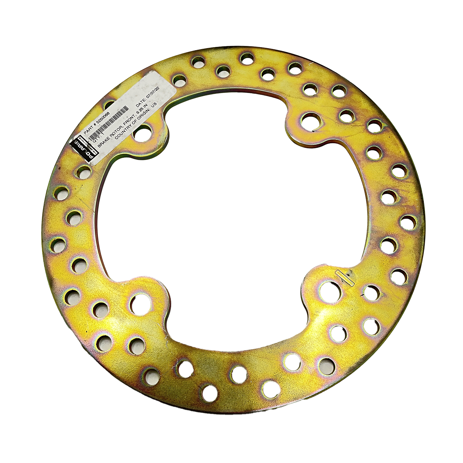 Brake Rotor, Front, 9.25 in, Part 5250068 | Polaris RZR