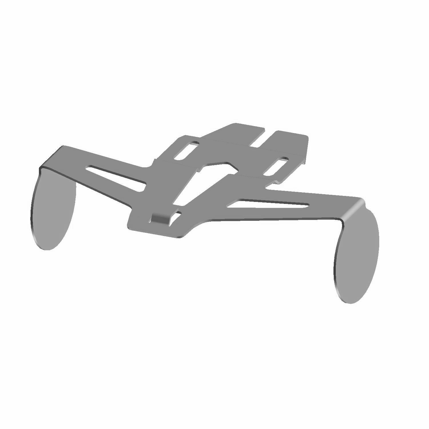 License Plate Bracket, Flat Black, Part 5255399-463 | Polaris