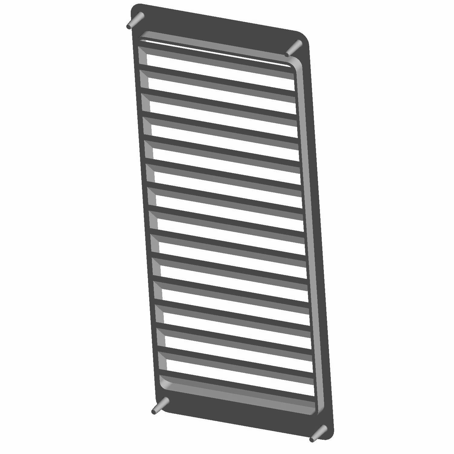 Louvered Grill, Gloss Black, Part 5430958-070 | Polaris Snowmobiles