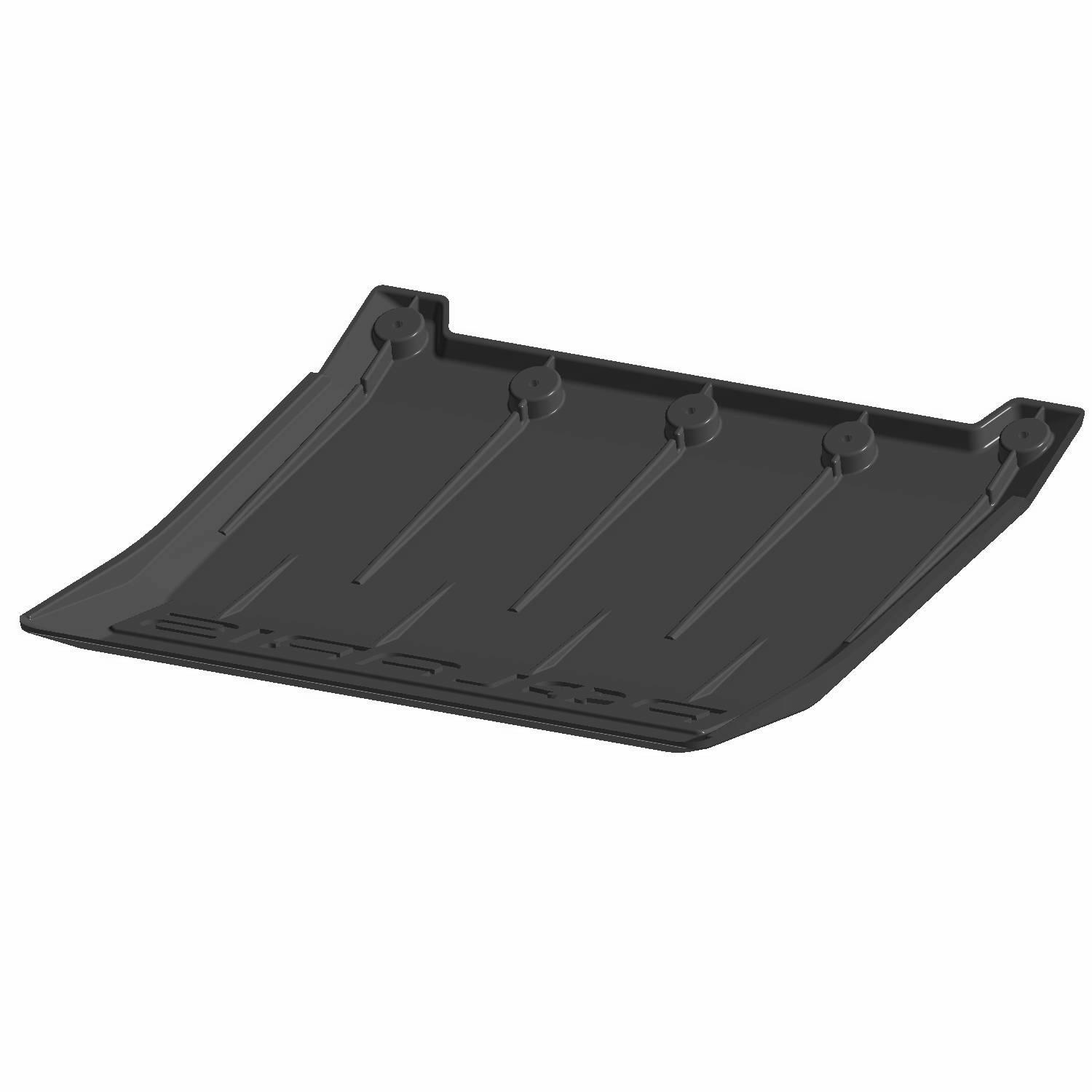 Flap-Sno, Edge, Long, Black with Bright White, Part 5434847-1038