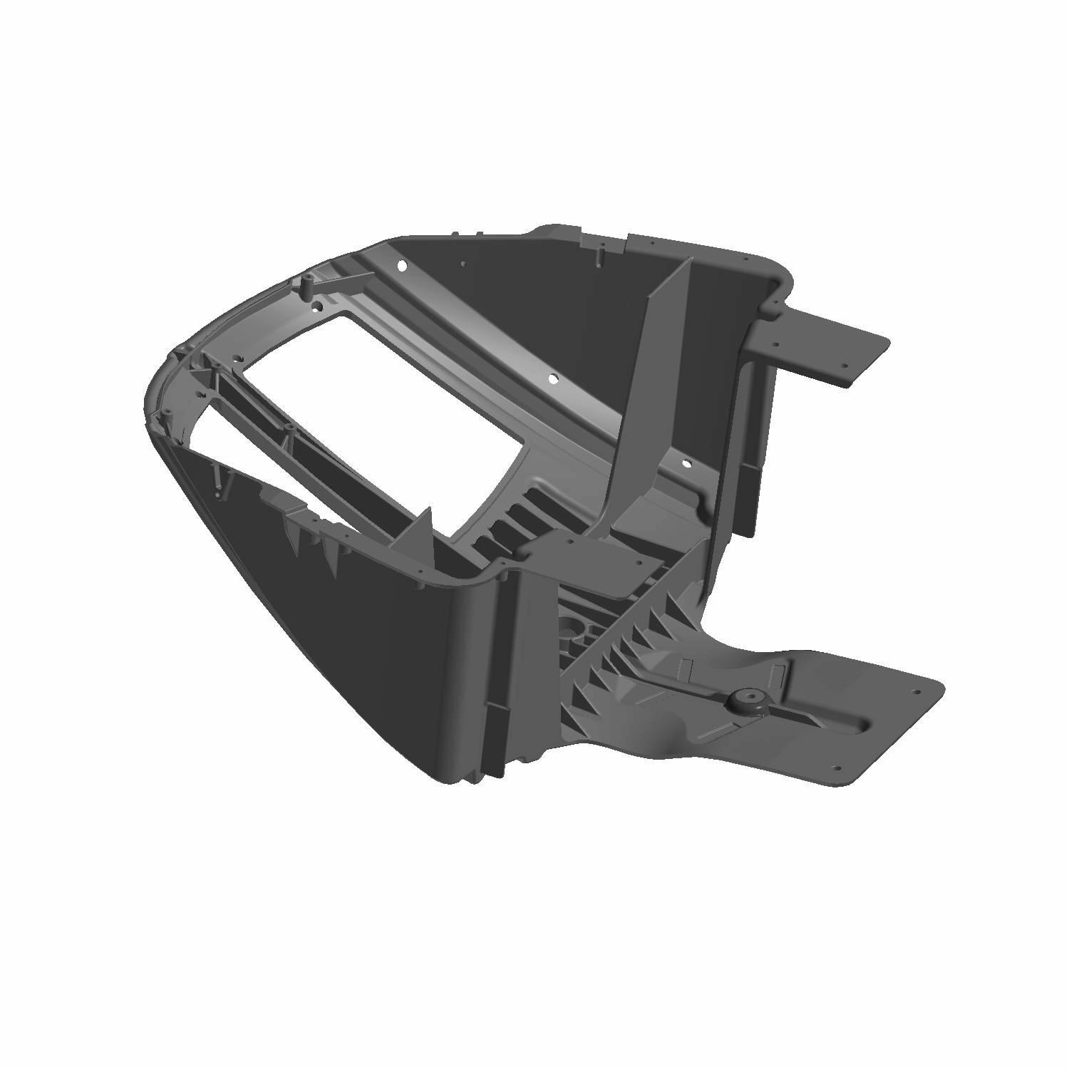 panapana Nosepan, Gloss Black, Part 5435075-070 | Polaris Snowmobiles