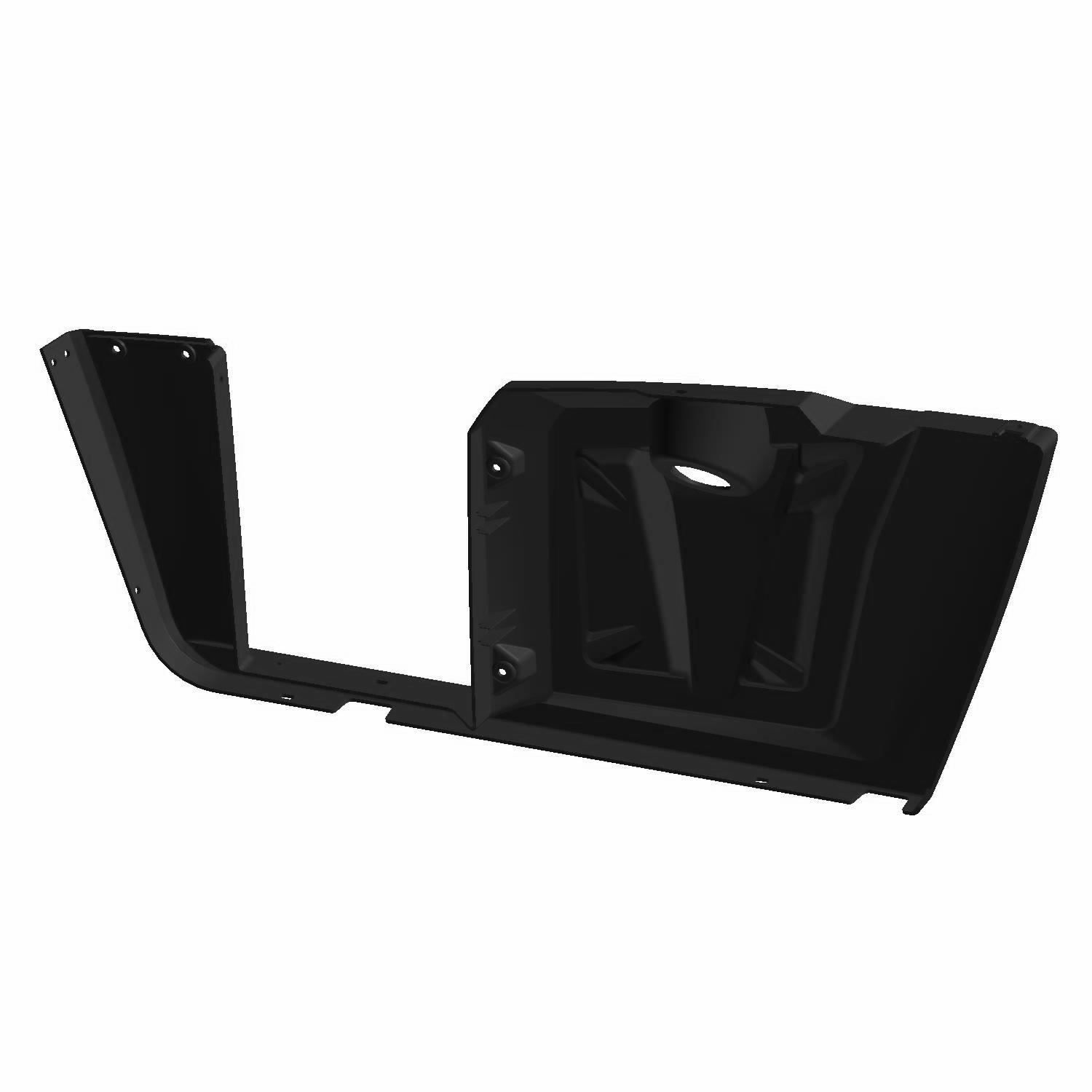 Fender with Rocker, Rear, Right Side, Gloss Black, Part 5437567