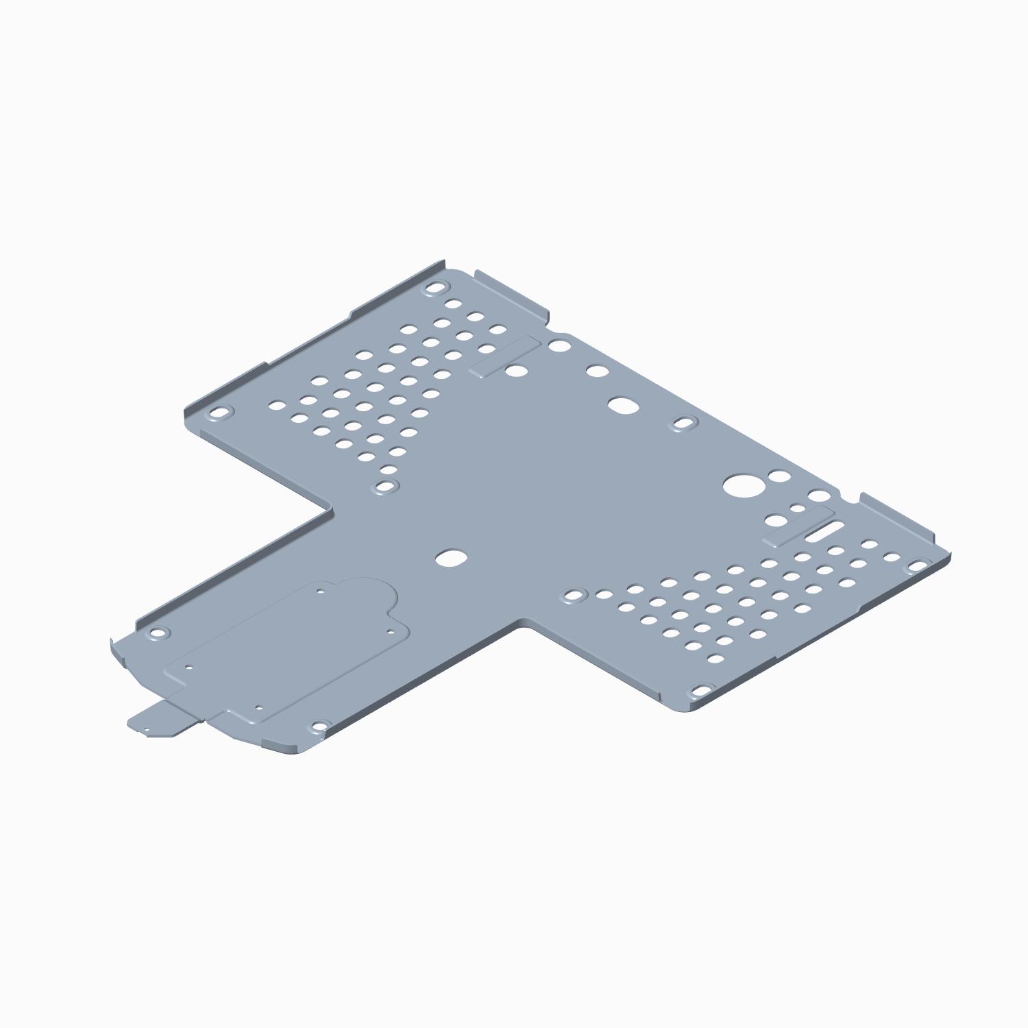 Skid Plate, Gloss Black, Part 5438878-070 | Polaris RANGER