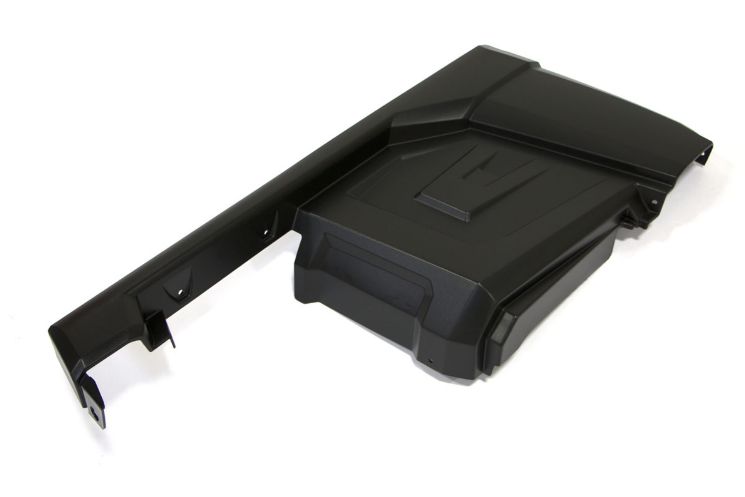 Rear Right Hand Fender with Rocker, Gloss Black, Part 5439008-070