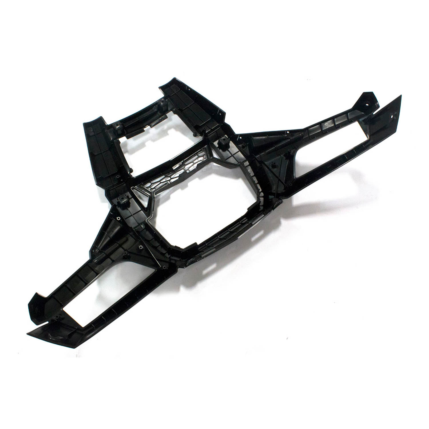 Front Fascia Routered Assembly, Gloss Black, Part 5452675-070