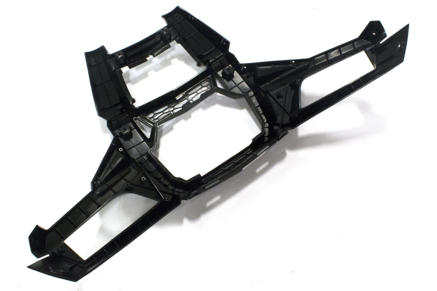 Front Fascia Routered Assembly, Gloss Black, Part 5452675-070
