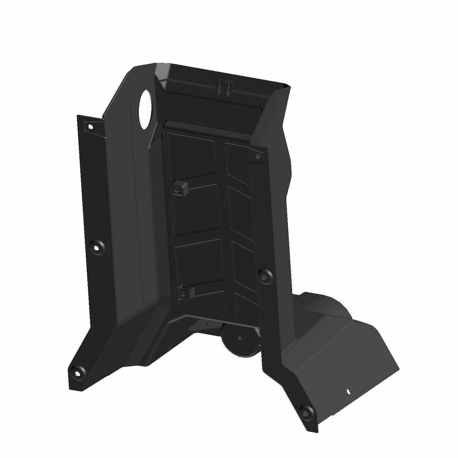 Tunnel Floor Cover, Front, Black, Part 5454376-070 | Polaris RANGER