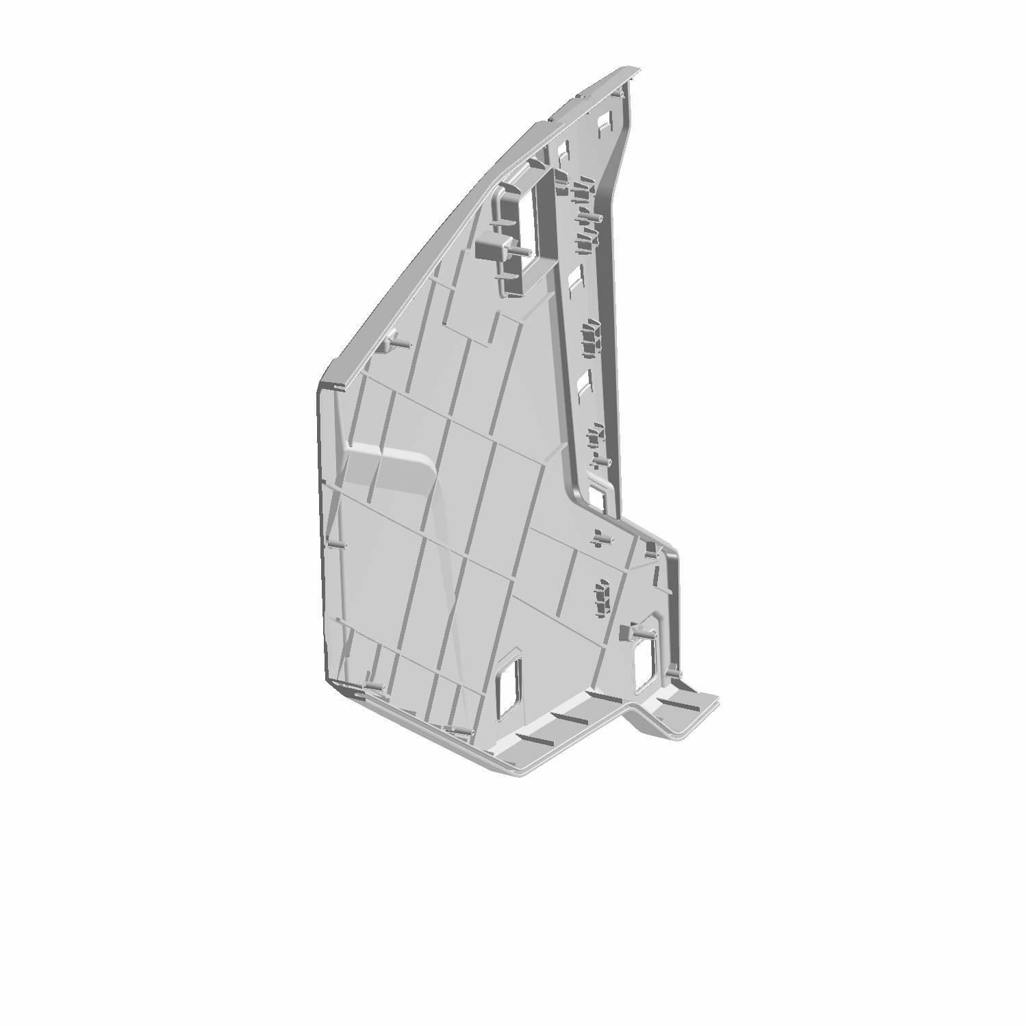 Door Panel, Outer, Front, Lower, Right, Black, Part 5454825-S