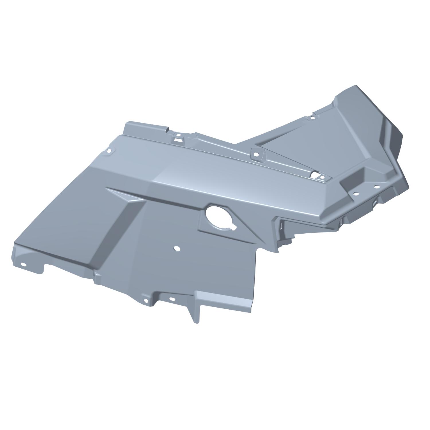 Front Right Hand Painted Fender, Black Pearl, Part 5454654-666