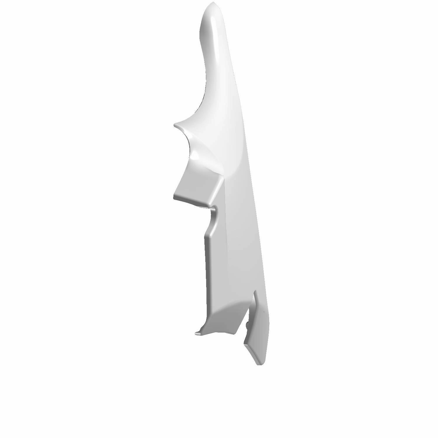 Side Cover, Upper, Left Side, Flat Black, Part 5455671-463