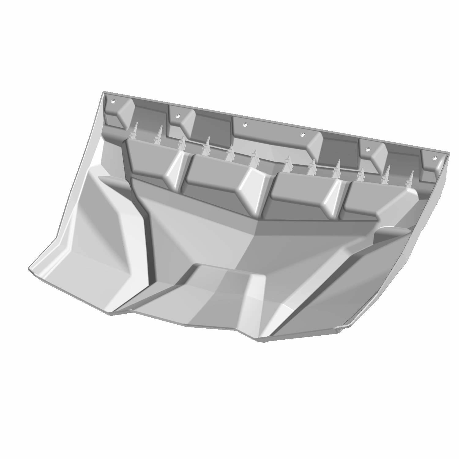 Snow Flap, Wide, Gloss Black, Part 5456001-070 | Polaris Snowmobiles