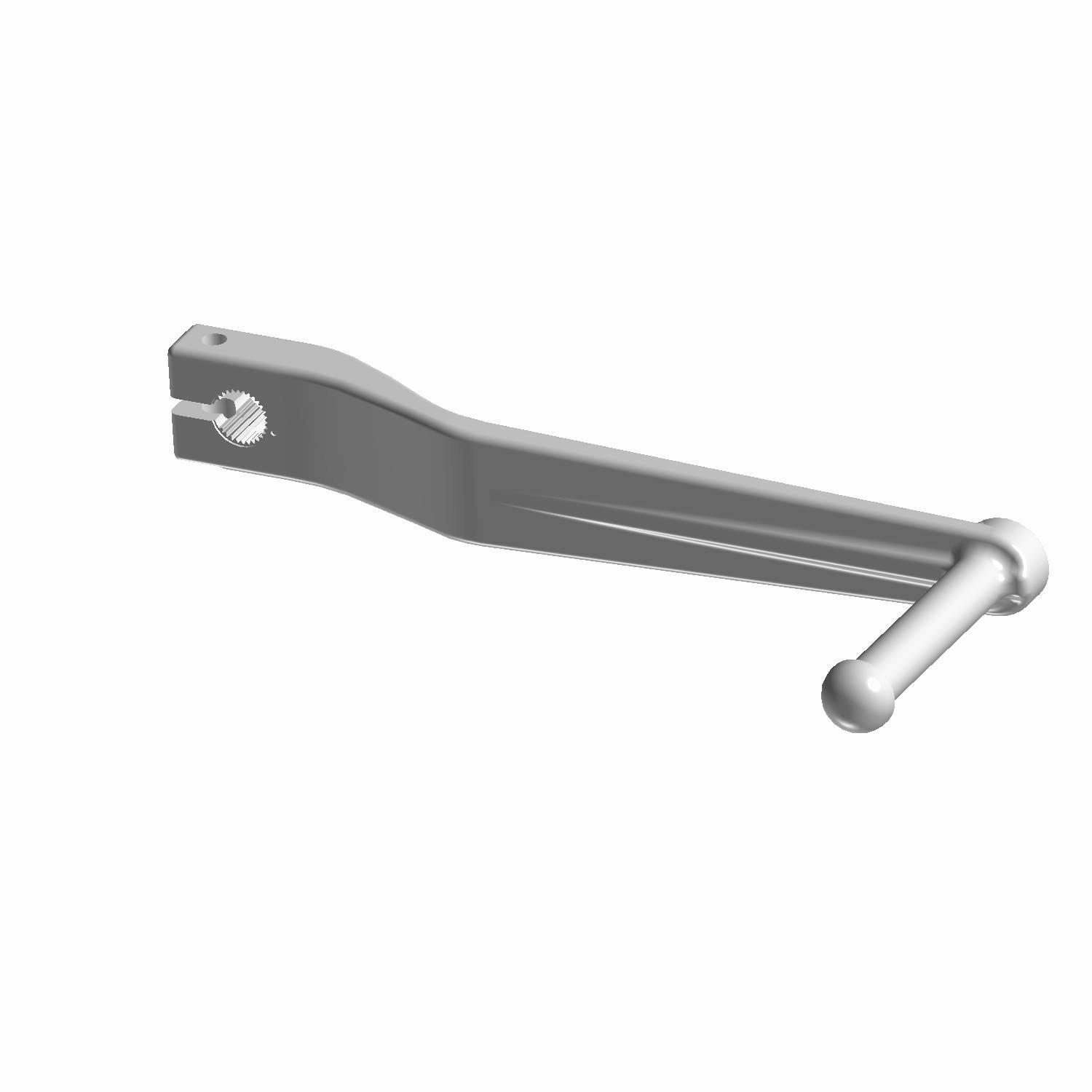 ラクビ Shift Lever, 5 Speed, Medium Gloss Black, Part 5630960-067