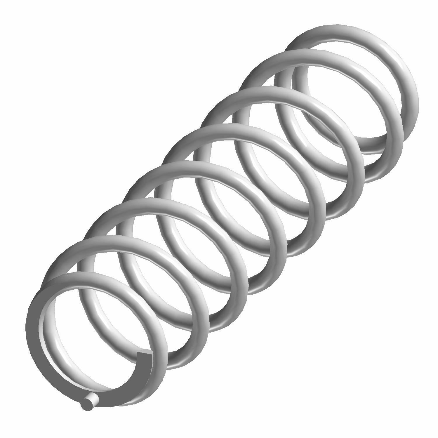 Compression Spring, IFS, 10.25, White, Part 7043460-133 | Polaris