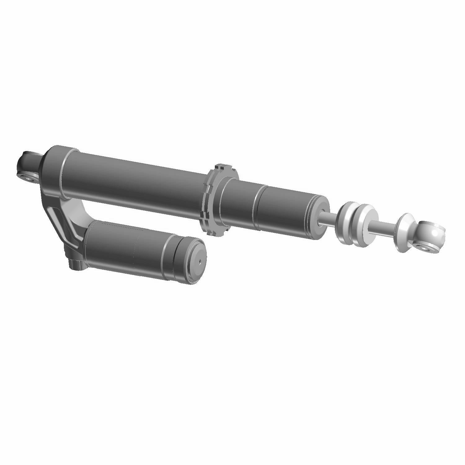 2 Reservoir Piggyback Shock, Front, Part 7044206 | Polaris RZR