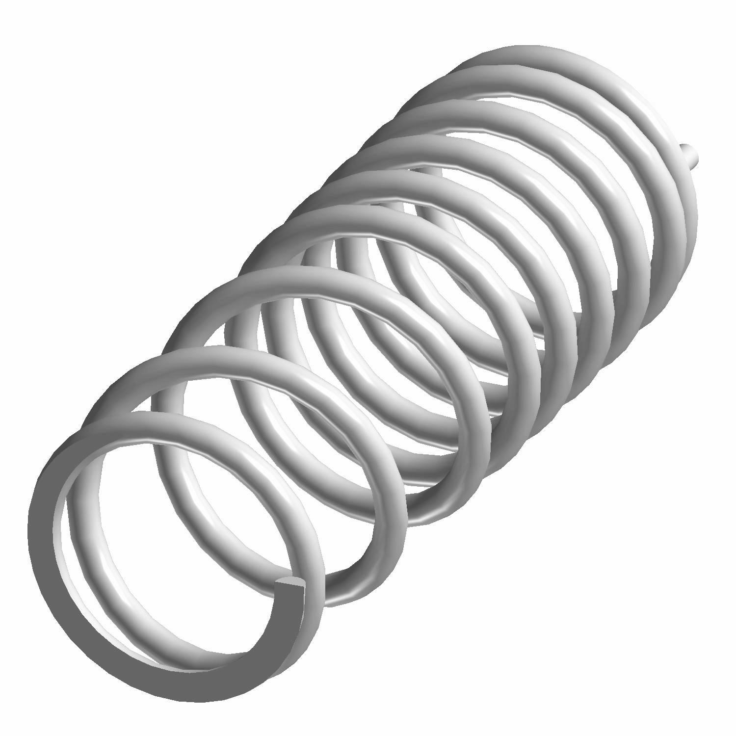 Compression Spring, Matte Black, Part 7045374-458 | Polaris