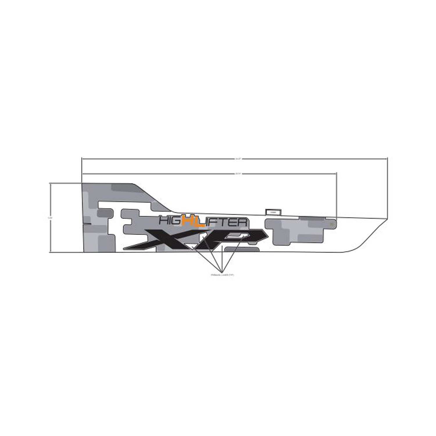 DECAL-FR.DOOR,ACCENT,TOP,LH, Part 7193462 | Polaris RANGER