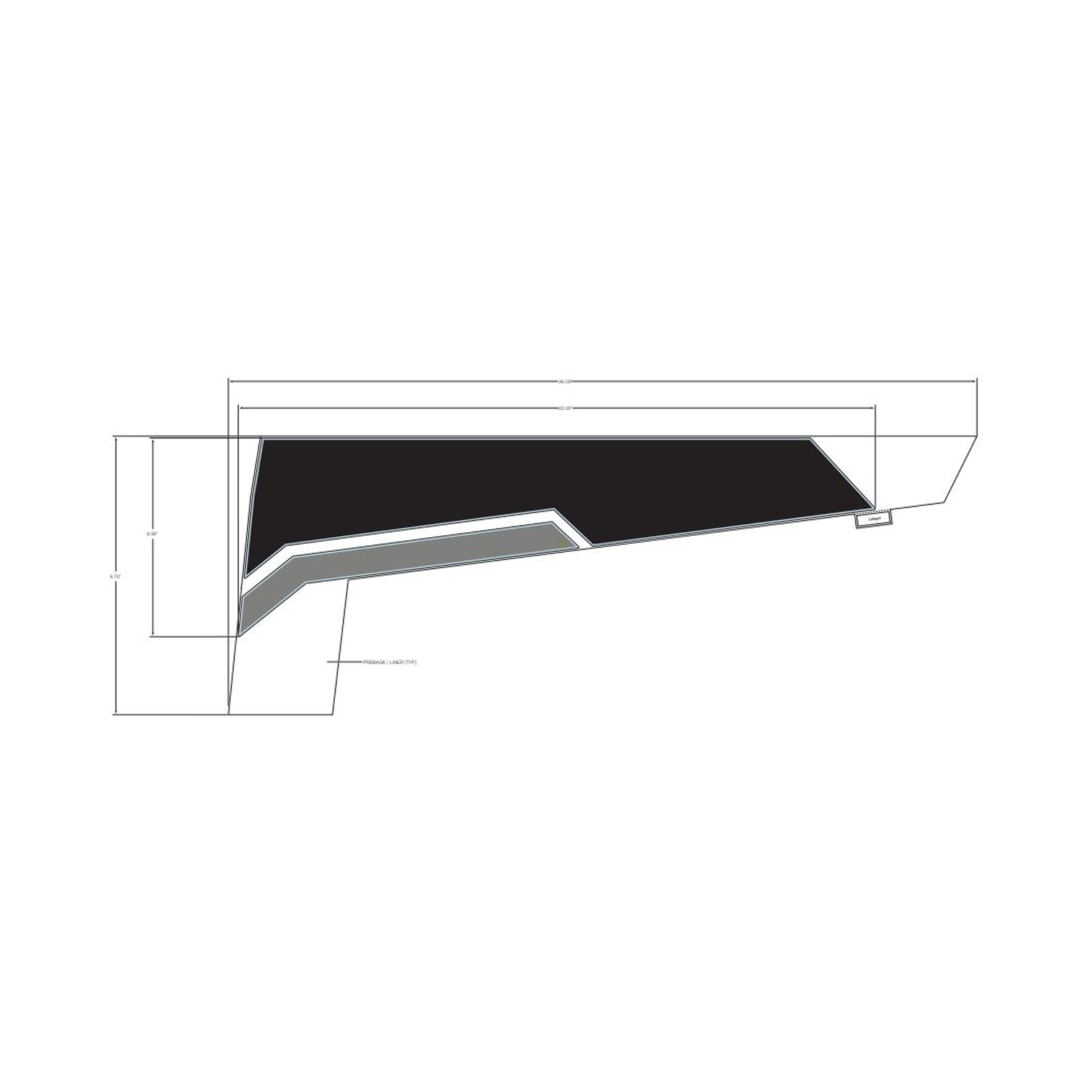 DECAL-DOOR,FRT,LH, Part 7194232 | Polaris RANGER