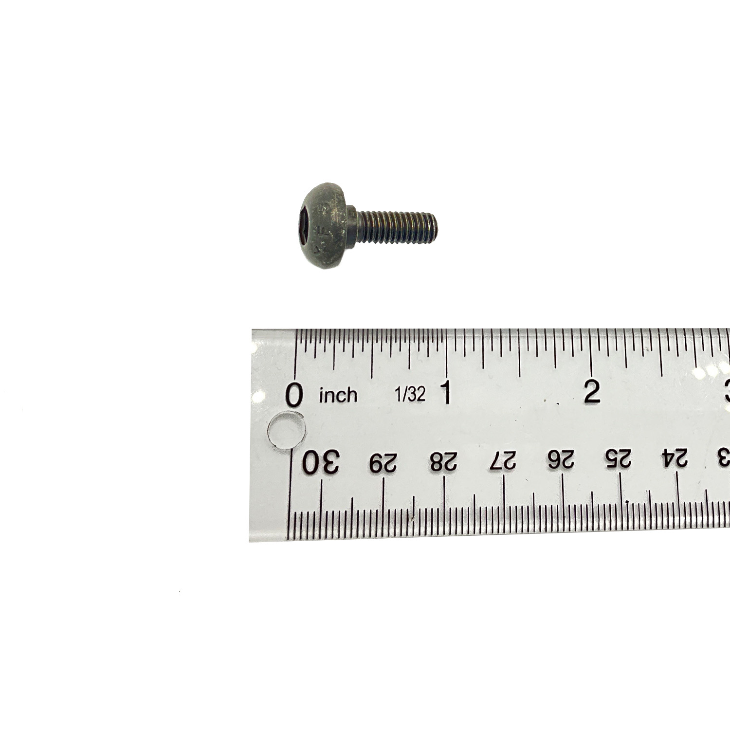 Button Head Hex Screw, 6 mm x 1.0 mm x 15 mm, Part 7519774