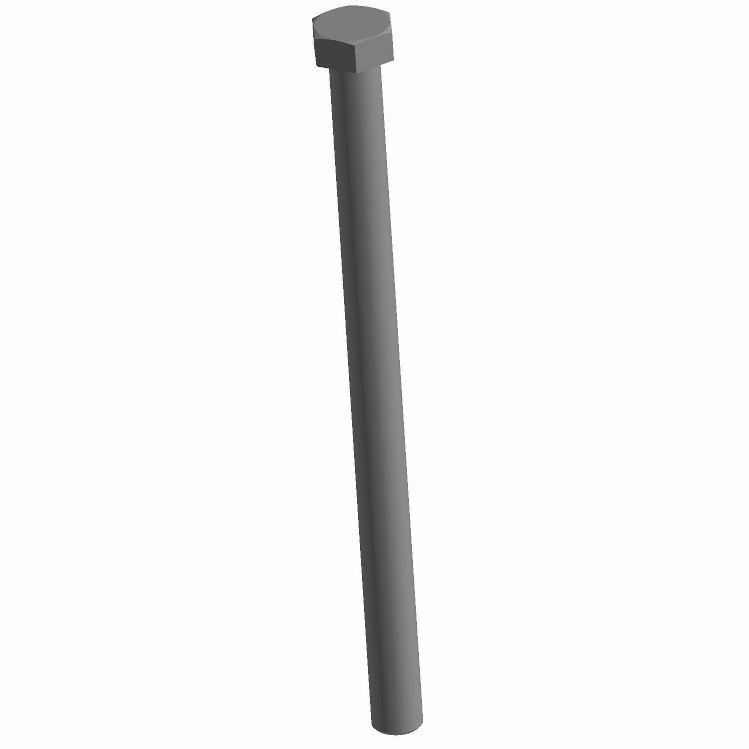 Hex Head Screw, Left, 12 mm x 1.5 mm x 175, Part 7519812
