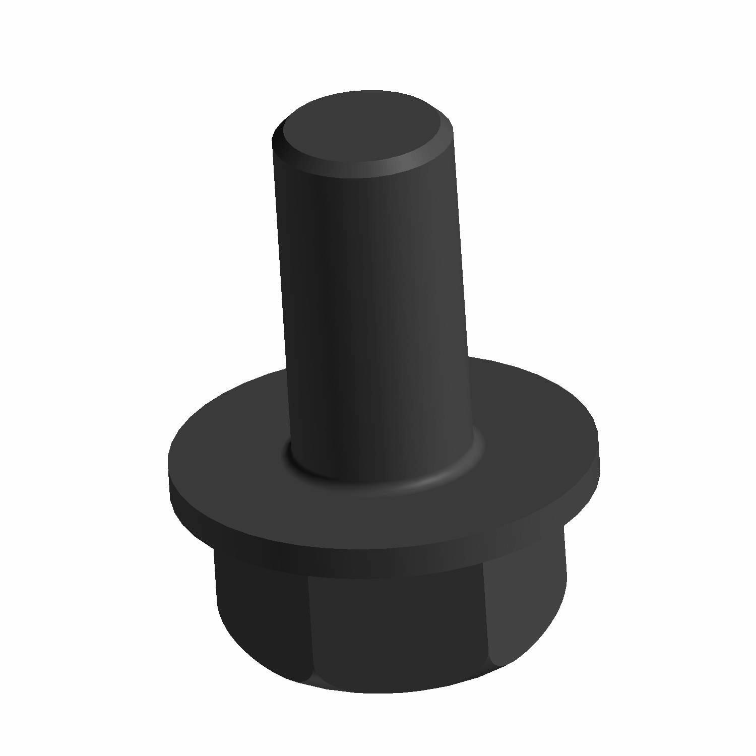 Hex Flange Screw, 6 mm x 1.0 mm x 12 mm, Part 7520525 | Polaris