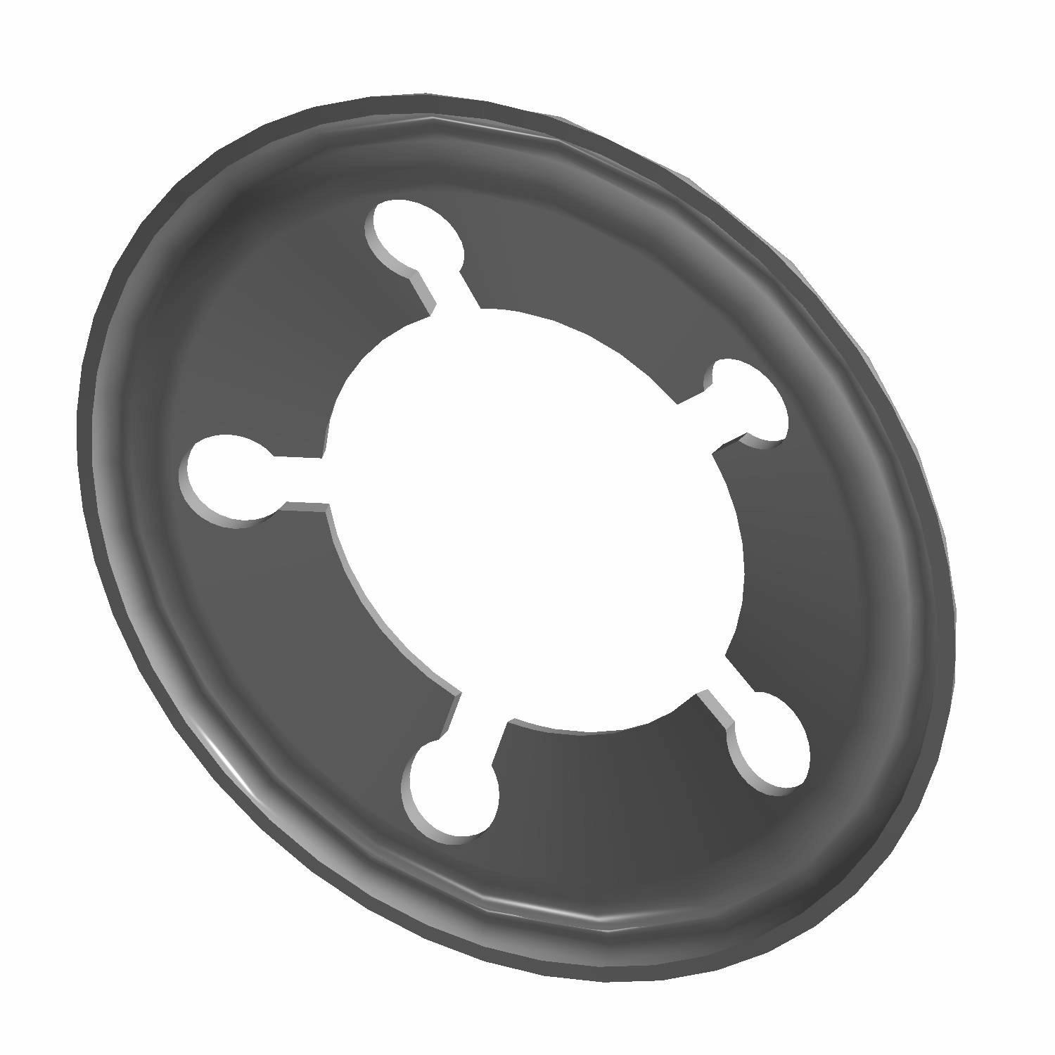 1/4 Turn Retainer, 6 mm, Steel, Part 7710634 | Polaris Snowmobiles