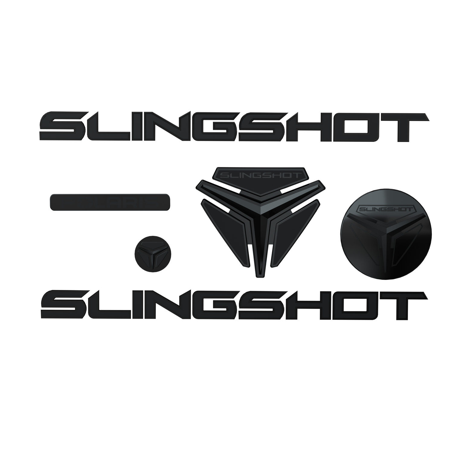 Blacked Out Badge Kit | Polaris Slingshot