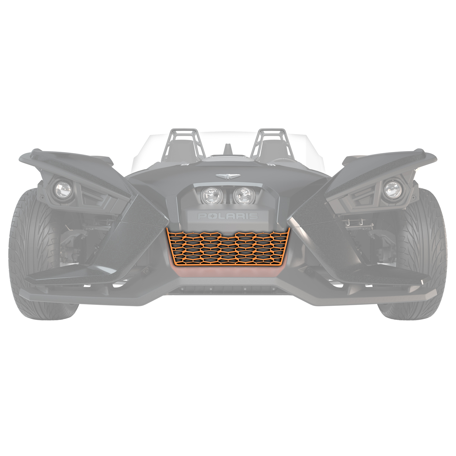 Painted Front Grille - Orange Madness - Image 1 de 3