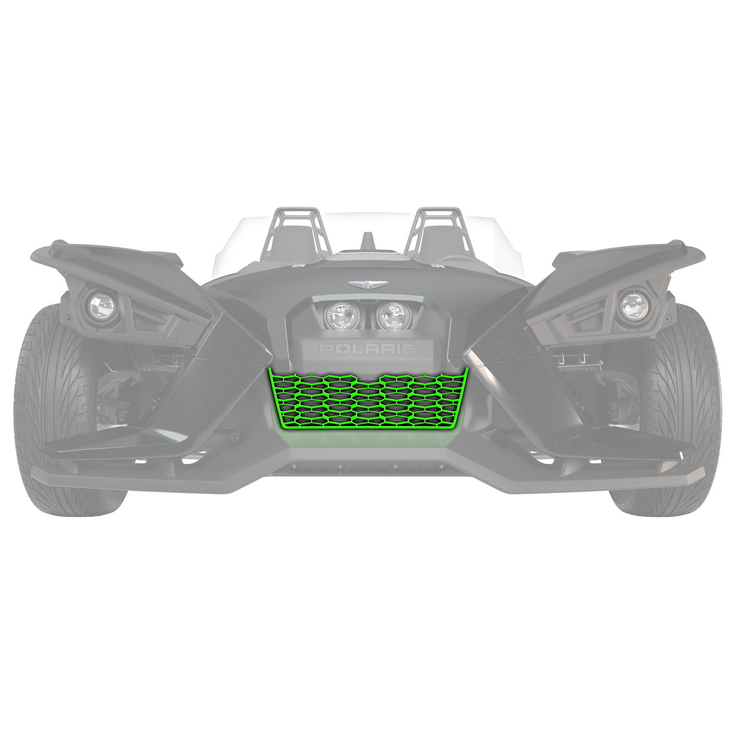 Painted Front Grille - Dragon Green - Image 1 de 3