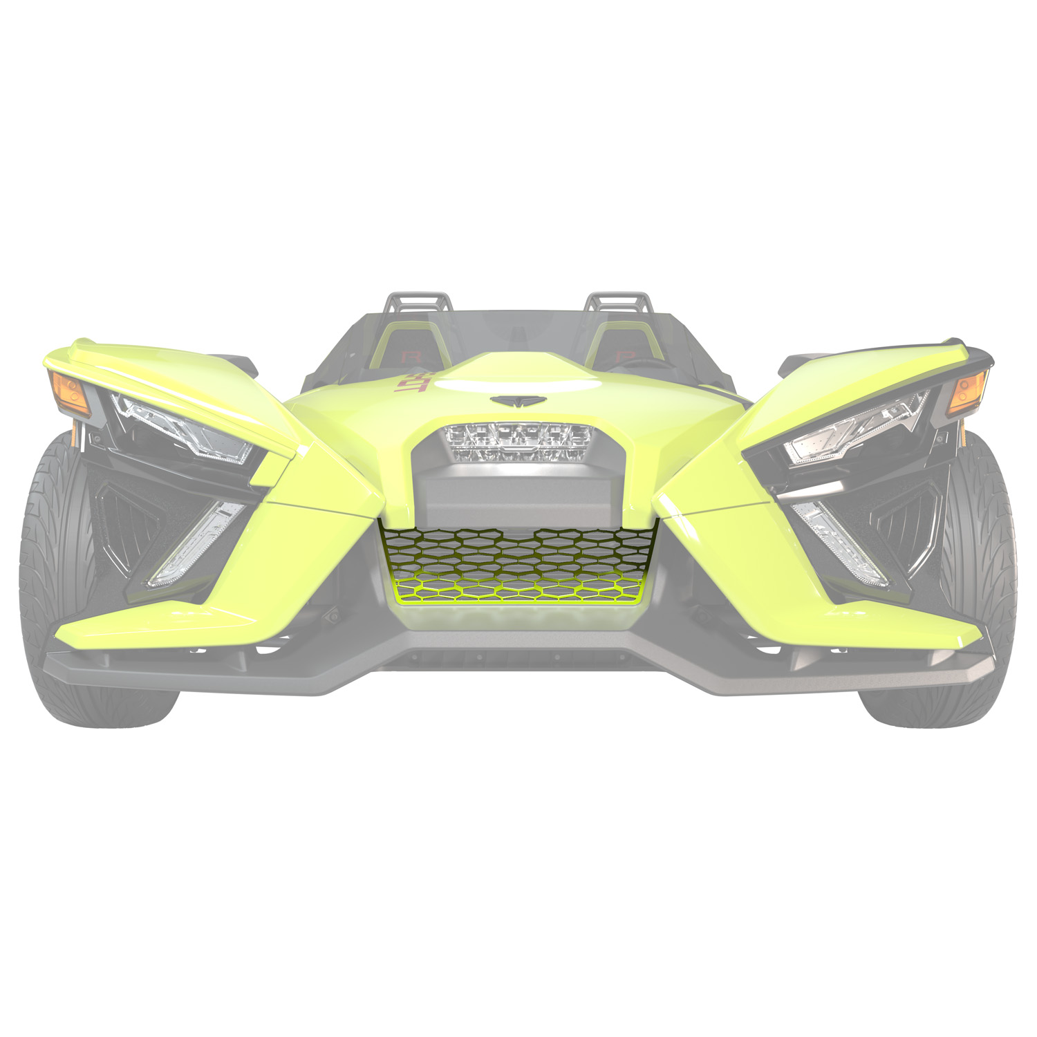 Painted Front Grille, Lifted Lime Pearl - Image 1 de 3