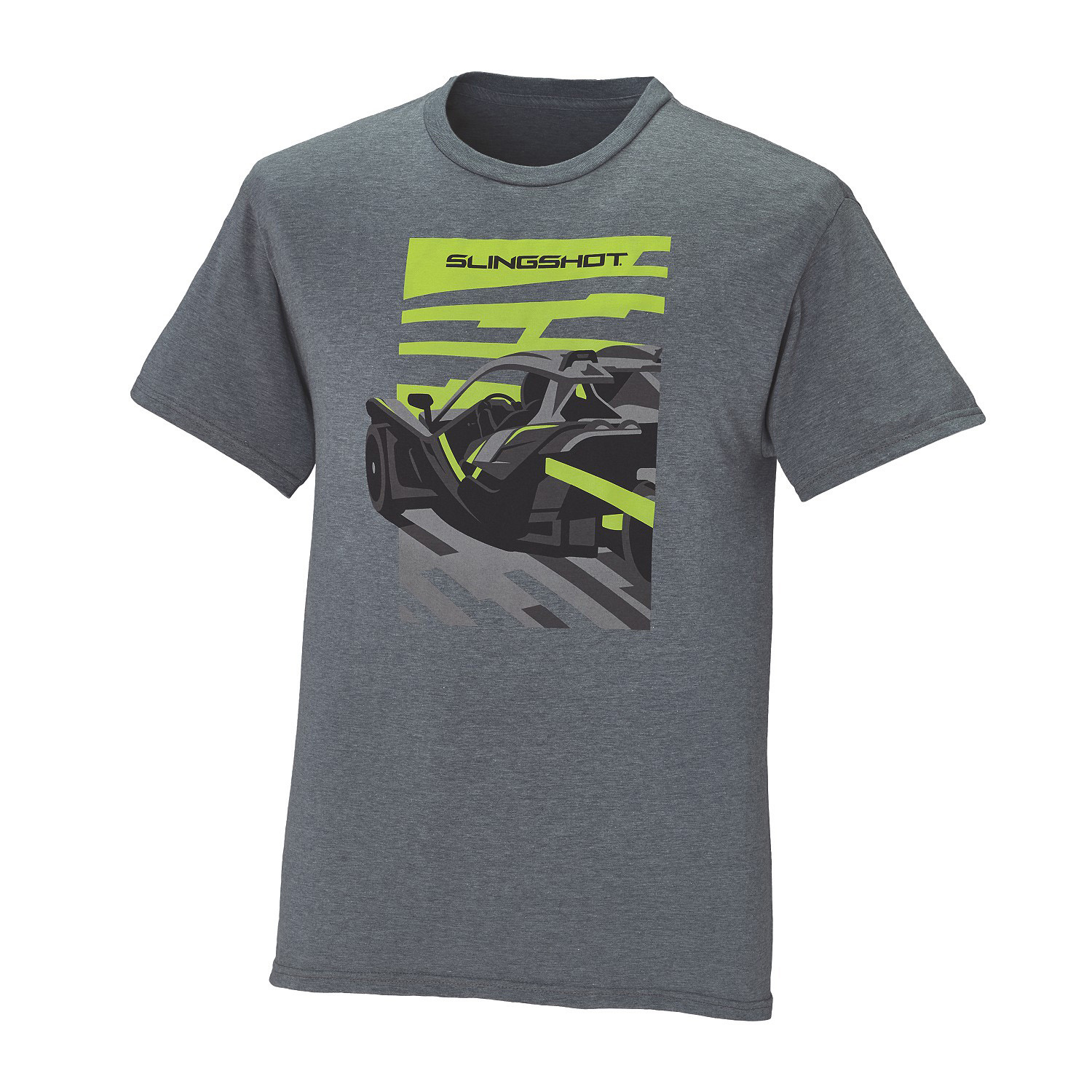 Men's Short-Sleeve Views T-Shirt, Gray | Polaris Slingshot