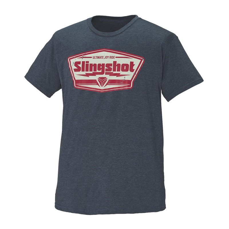 Men's Short-Sleeve Badge T-Shirt, Navy | Polaris Slingshot