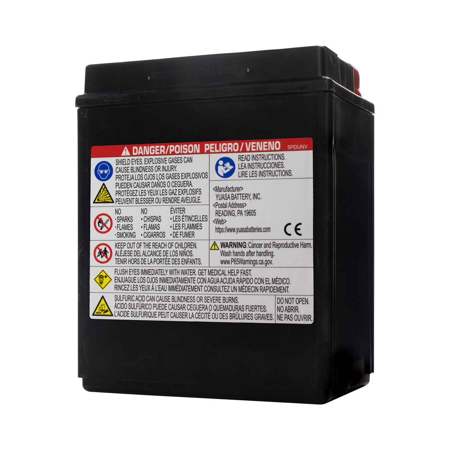 Caltric AGM Battery For Polaris Sportsman 850 High Lifter 2016-2021 - 12V 18AH, 270 CCA